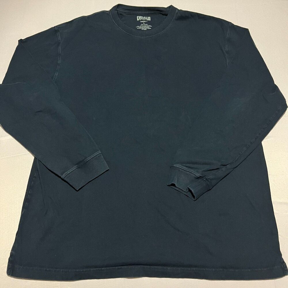Duluth Trading Co. Longtail T Shirt Men's Large L Blue Long Sleeve Tee Top